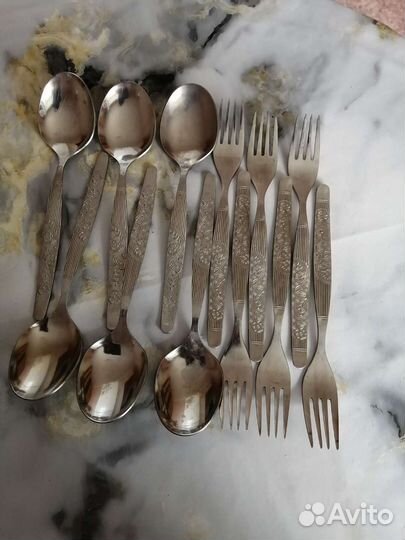 Ложки вилки нержавейка СССР