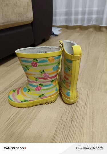 Резиновые сапоги детские