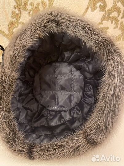 Шапка норковая женская