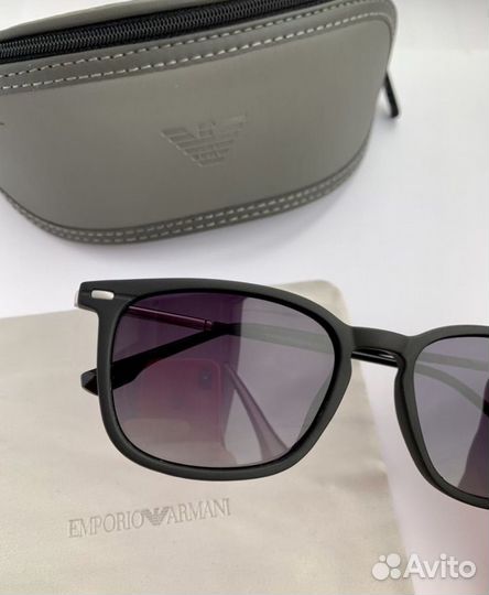 Очки emporio armani черные поляризационные