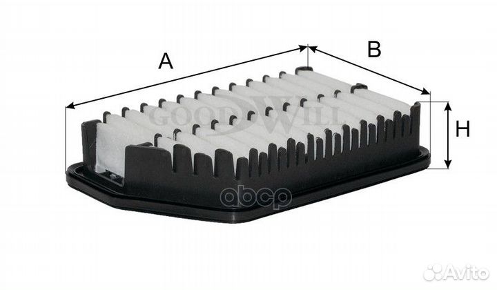 Фильтр воздушный hyundai i40, KIA Carens III