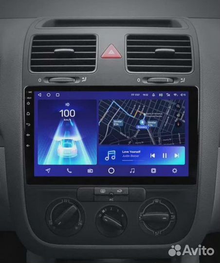 Переходная рамка 10.Android для volkswagen Jetta 5