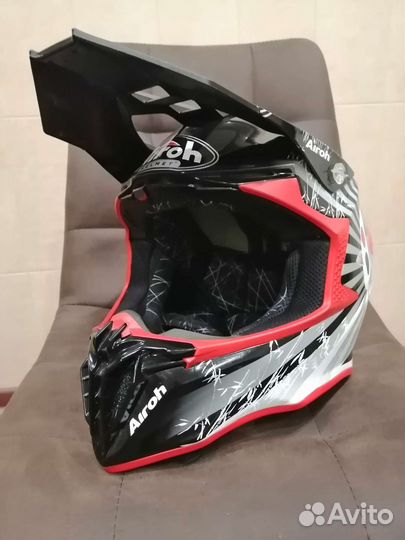 Шлем. Экипировка для Мотокросса-Эндуро бу