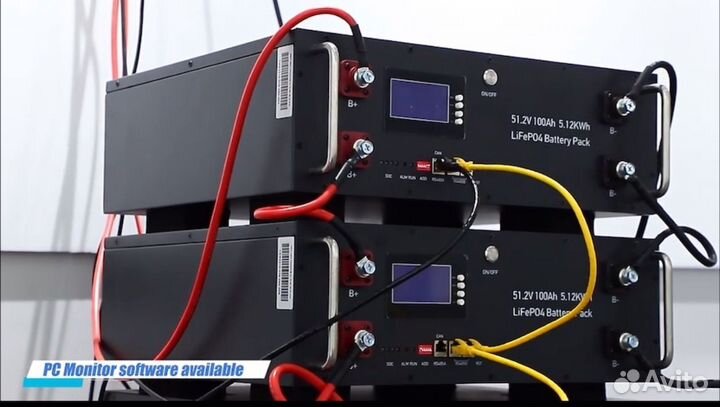 Аккумулятор lifepo4 51.2 100 AH 16S 100A