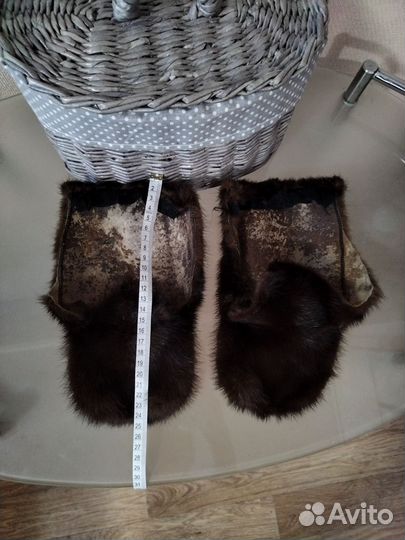 Шкурки норковые на варежки