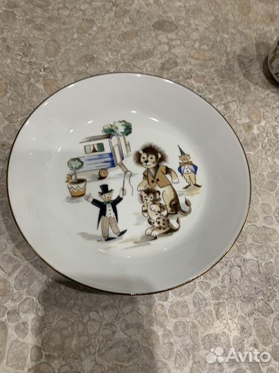 Тарелка и кружка детские