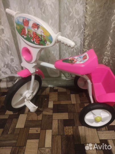 Детский трехколесный велосипед бу