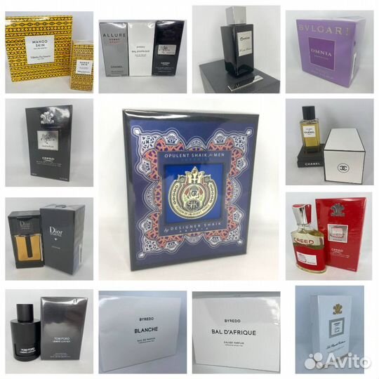 Парфюм Chanel, Creed, Tom Ford, Dior, Byredo