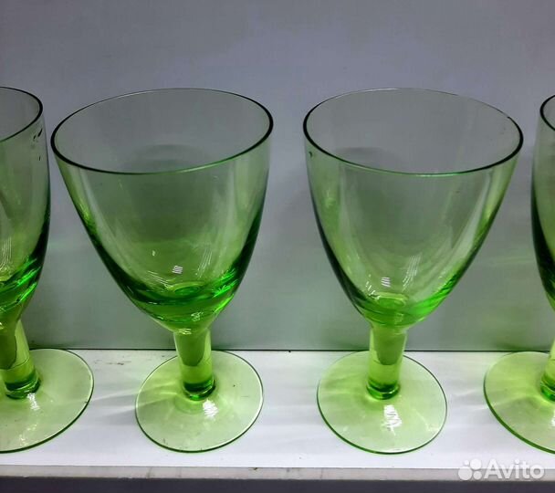 Бокалы цветное стекло СССР
