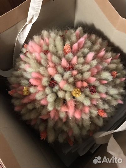 Декоративная композиция из лагуруса