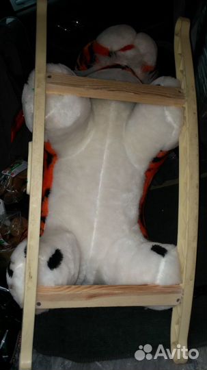 Детская качалка Уссурийский тигр плюшевый