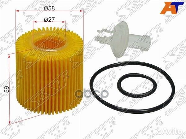 Фильтр масляный (картридж) toyota corolla,auris