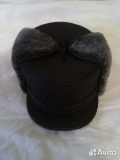 Шапка кожанная натуральная новая