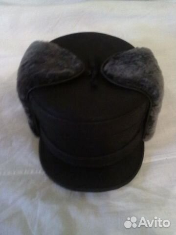 Шапка кожанная натуральная новая