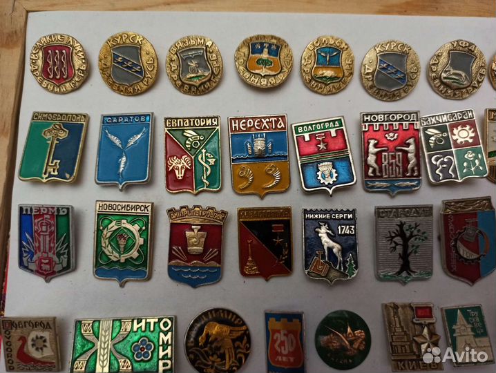 Значки города ссср/гербы городов