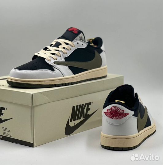 Новые Кроссовки Nike Air Jordan 1 Low & Travis Sco