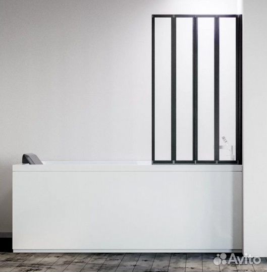 Шторка на ванну Veconi Palau PL-74BR 120 см