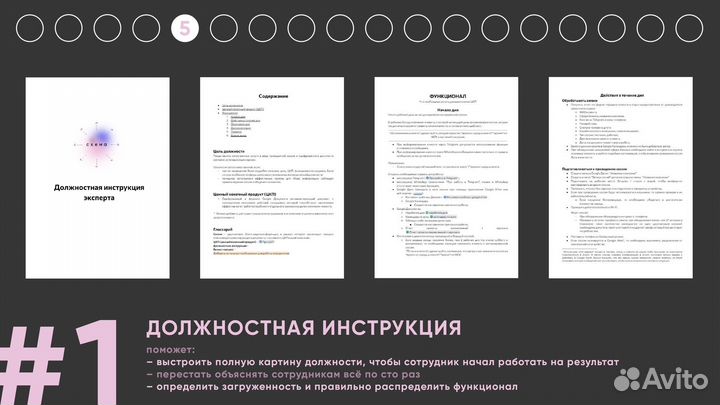 Описание регламентов и должностных инструкций