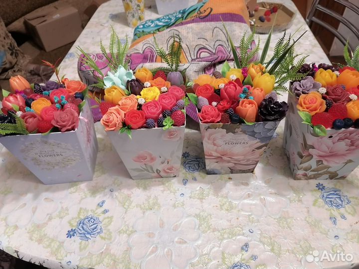 Букет из мыла