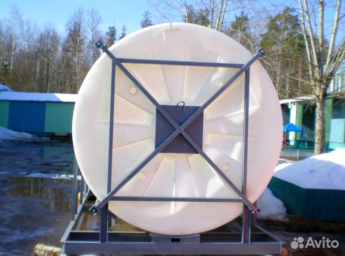 Горизонтальная цилиндрическая емкость ргс 18000 л