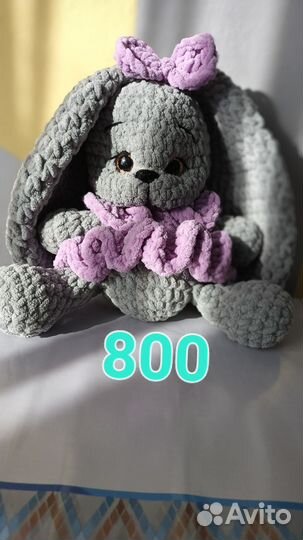 Игрушки ручной работы из плюшевой пряжи