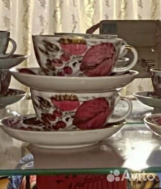 Чайная пара фарфор