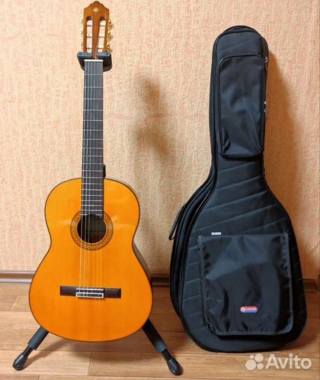 Классическая гитара yamaha C80, чехол Lutner LDG-7