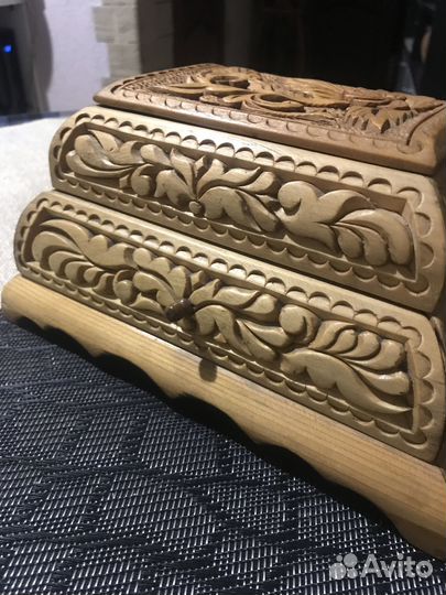 Шкатулка для украшений дерево