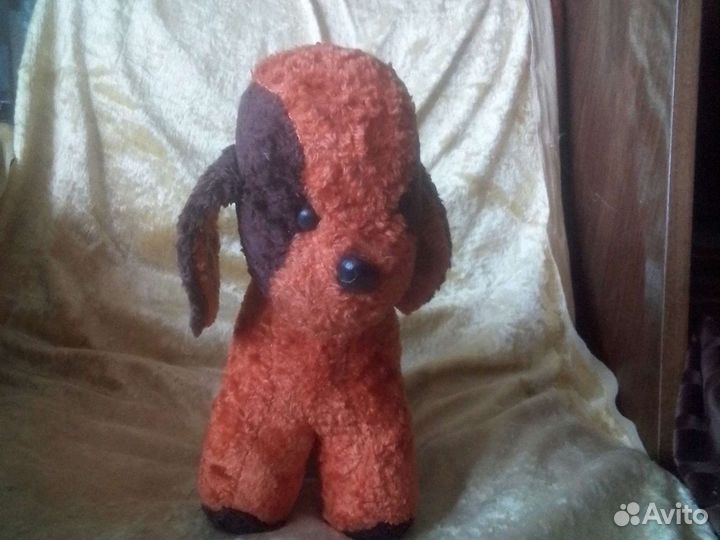 Плюшевая собачка СССР