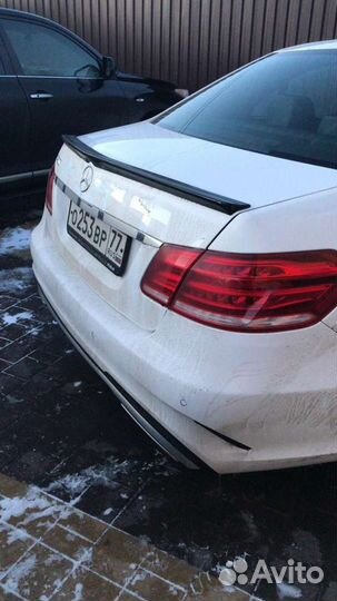 Спойлер Mercedes w212 amg лип