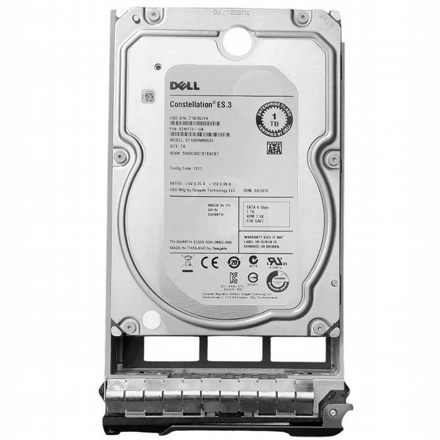 [W69TH] Жесткий Диск Dell 1tb Sata3 3,5" Hdd W69th