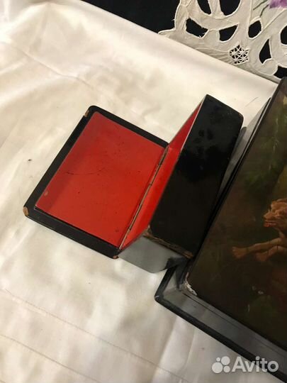 Шкатулка СССР, ручная роспись