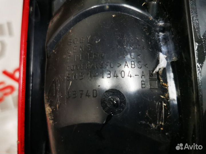 Фонарь правый Ford Focus 2 хетчбек 1.8 qqdb 2008