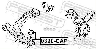 Honda logo GA3/GA5 1996-2001 0320CAP Febest