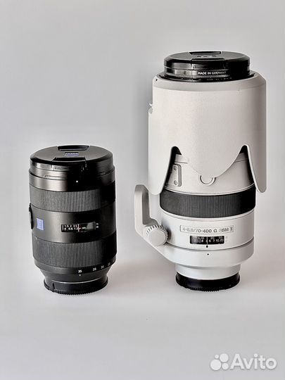 Объектив Sony 16-35 F 2.8 и 100-400F4.5–5.6 G SAL
