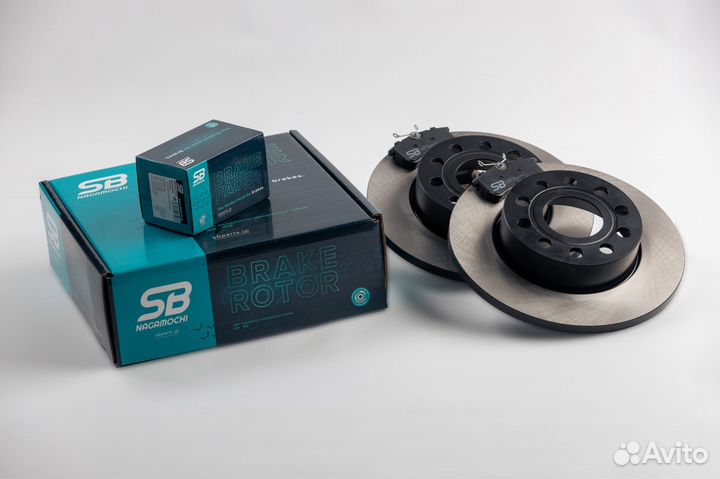 Колодки тормозные барабанные стояночного тормоза SB Nagamochi BS11008