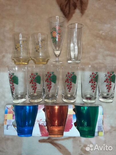 Фужеры,рюмки,стопки,стаканы,хрусталь СССР