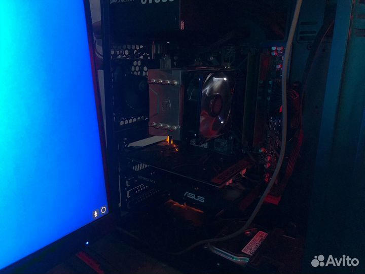 Игровой пк с двумя мониторами