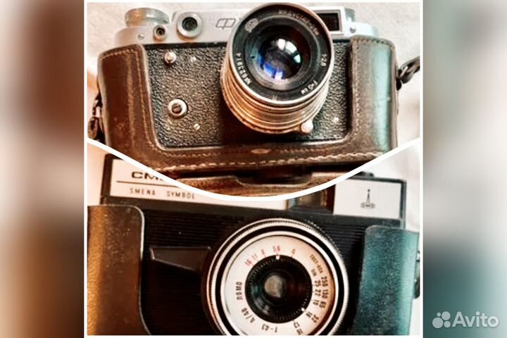 Фотоаппарат фэд-2 и Смена Символ (ломо)