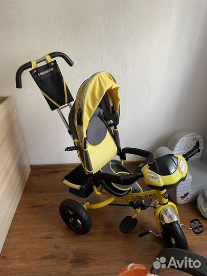 Детский велосипед с ручкой бу