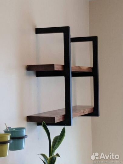 Полка подвесная лофт