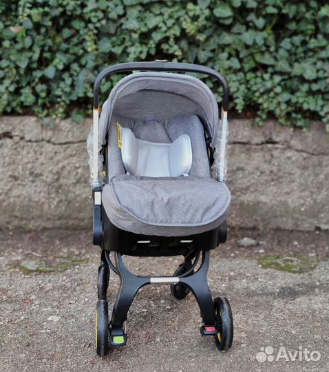 Коляска автолюлька foofoo Doona 4в1 Серая