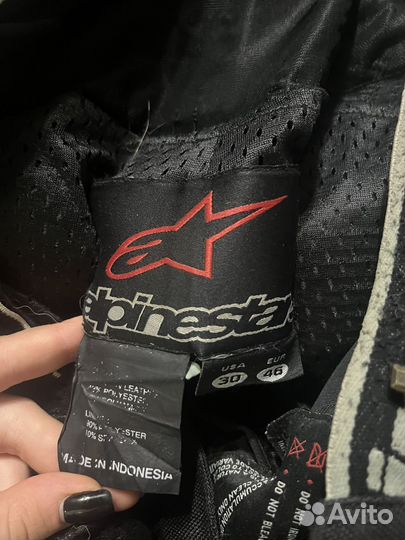 Мотоштаны мужские Alpinestars A-10