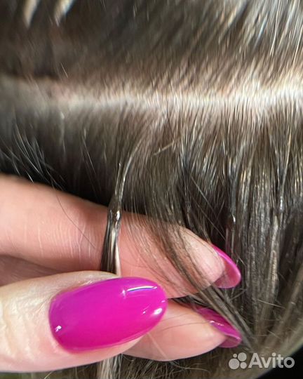 Наращивание биопротеиновых волос модель