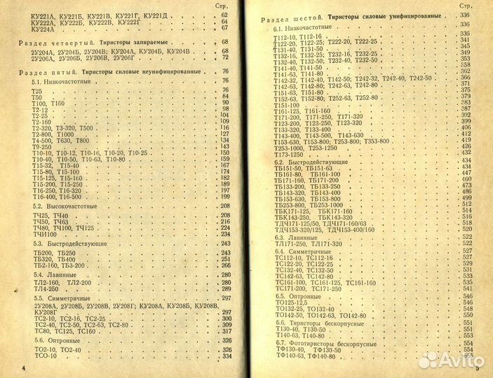 Справочник Мощные приборы. Тиристоры. 1988