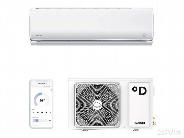 Cплит система Daichi Alpha 07 21 кв м Wi-Fi