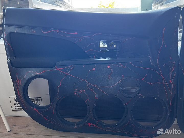 Дверные карты Mitsubishi ASX под автозвук