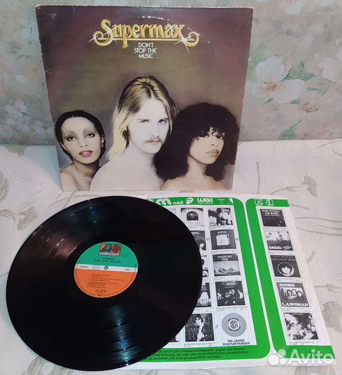 Supermax Don't Stop The Music 1977 Germ Ориг LP