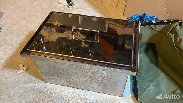 Коптильня из нержавейки 2 мм Б/У