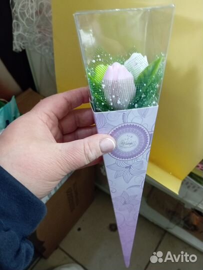 Букет цветов мыло